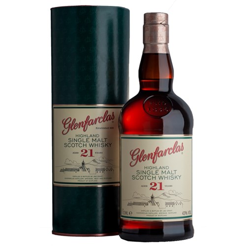 Glenfarclas 21 Year Old Single Malt Scotch Whisky 70cl - A Rich and Rounded Speyside Classic